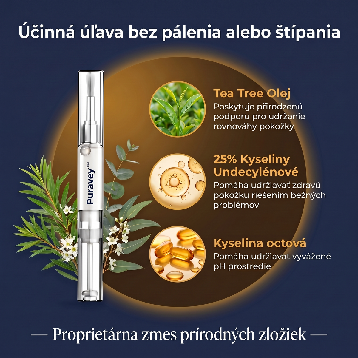 Puravey™ Antimykotické Pero — Zbavte sa plesne nechtov navždy (Bez bolesti. Bez zápachu. Bez skrývania.)